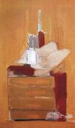 Nicolas de Stael The Orange Background of Workroom oil